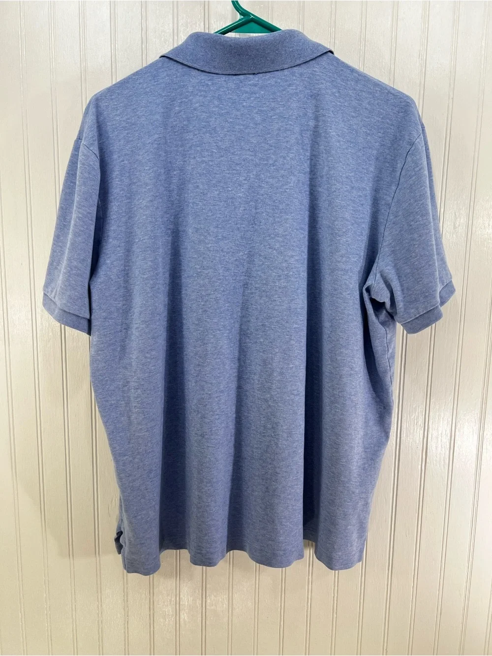 Polo Ralph Lauren Soft Jersey Cotton Classic Fit Blue Heather Shirt L Preppy